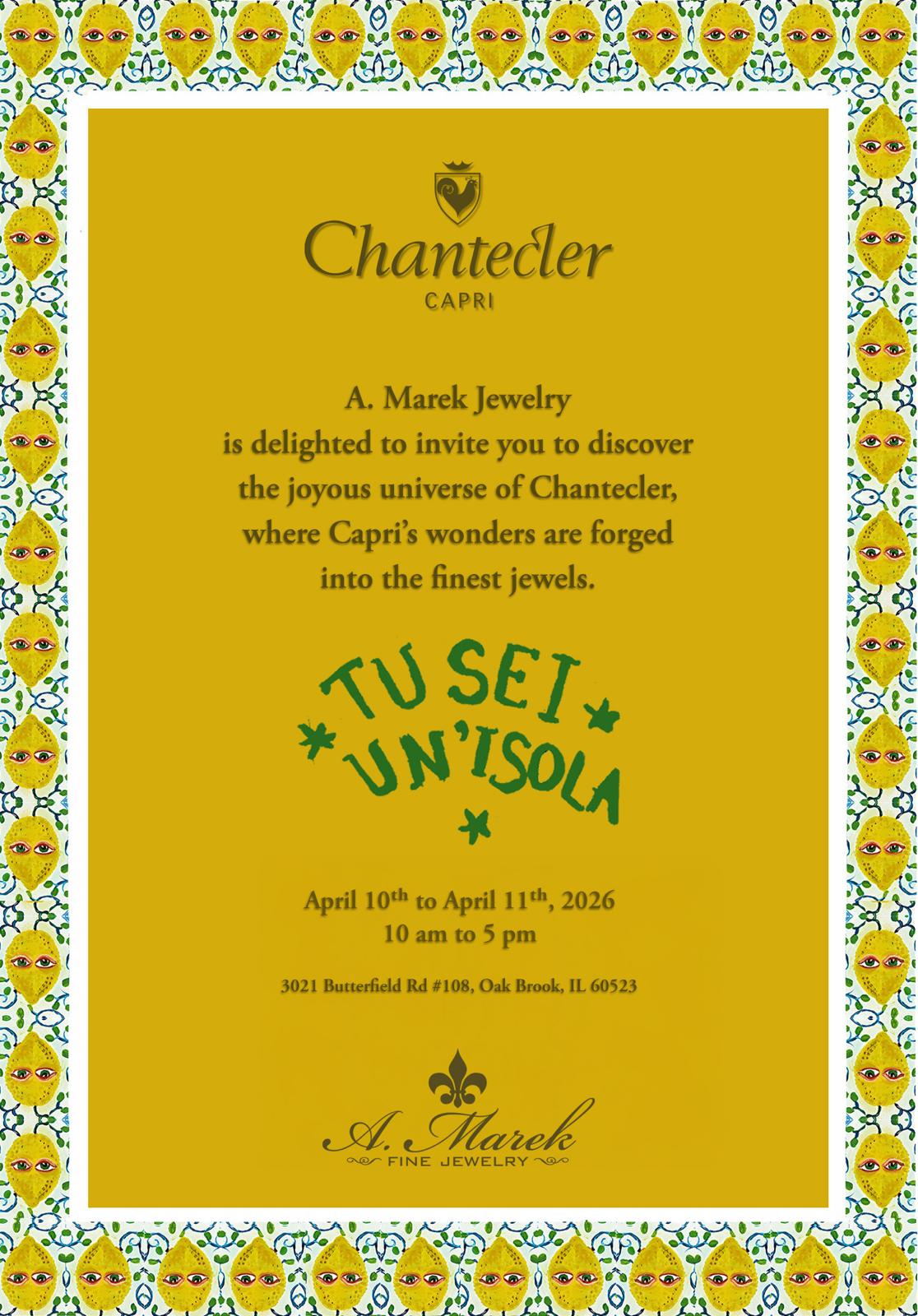 Chantecler Designer Trunk Show